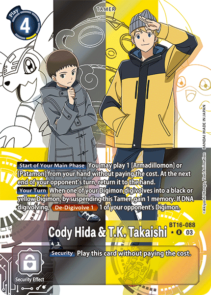 BT16-088Cody Hida & T.K. Takaishi