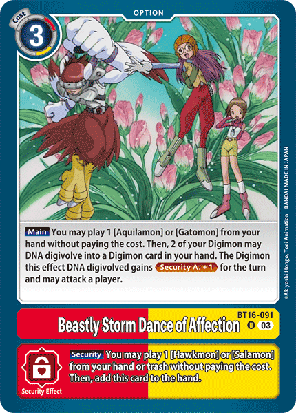 BT16-091Beastly Storm Dance of Affection