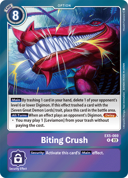 EX5-069Biting Crush