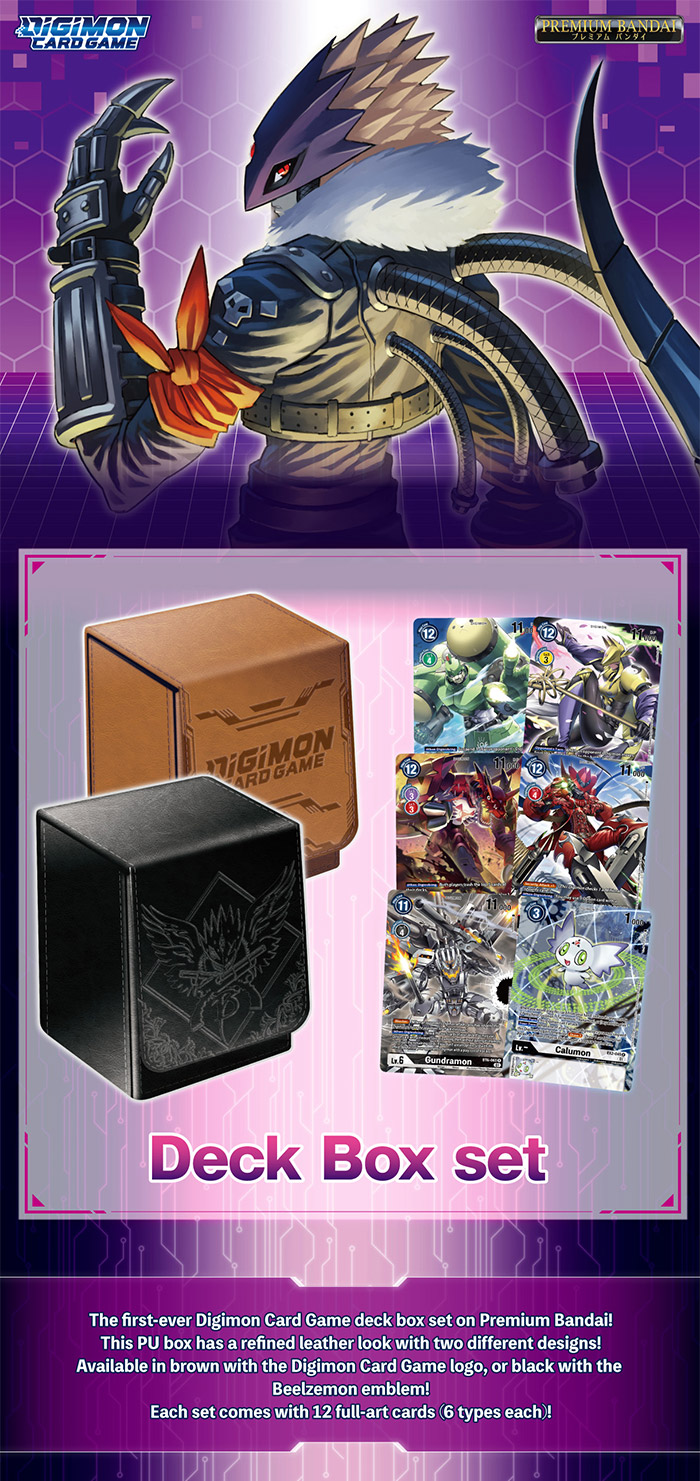 DIGIMON CARD GAME Deck Box Set Beelzemon PRODUCTS Digimon Card Game
