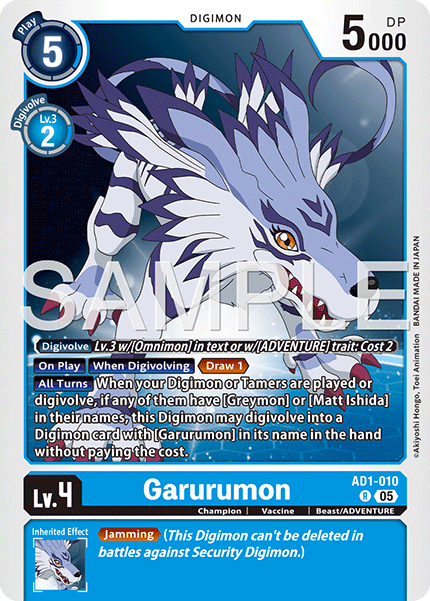 AD1-010Garurumon
