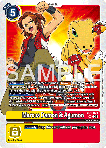 AD1-021Marcus Damon & Agumon