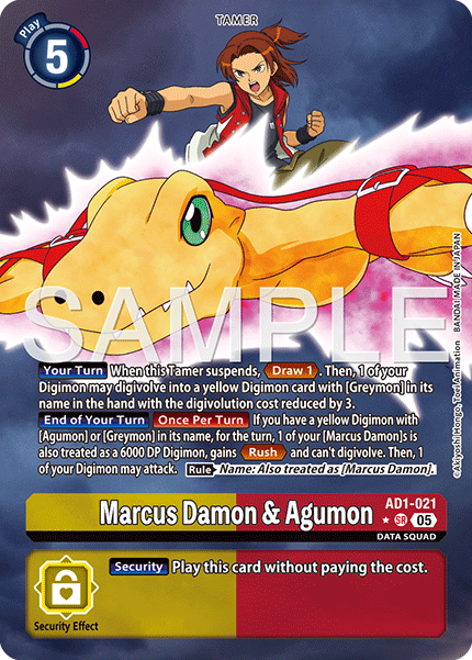 AD1-021Marcus Damon & Agumon