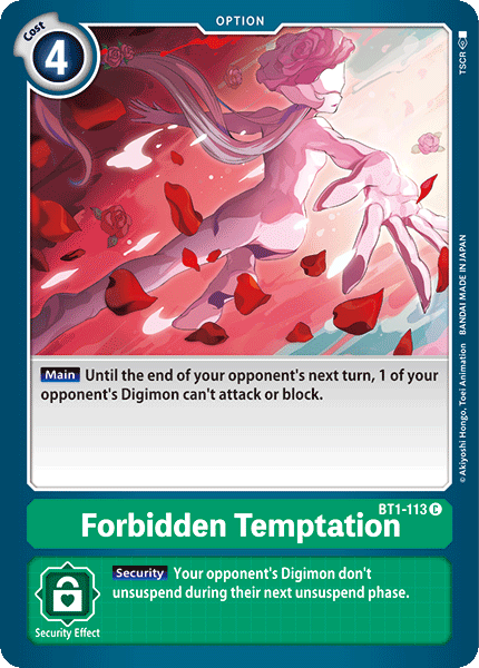 BT1-113Forbidden Temptation