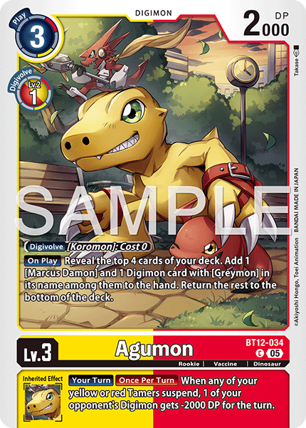 BT12-034Agumon