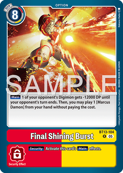 BT13-104Final Shining Burst