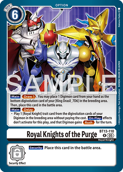 BT13-110Royal Knights of the Purge