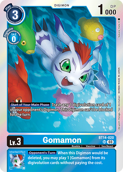 BT14-020Gomamon