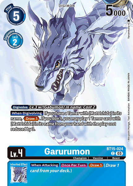 BT15-024Garurumon