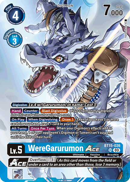 BT15-026WereGarurumon ACE