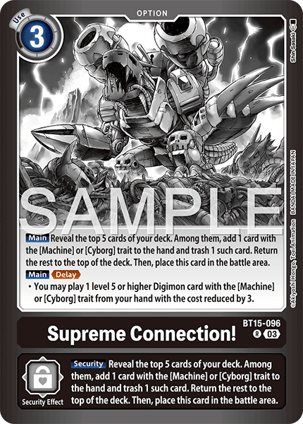 BT15-096Supreme Connection!