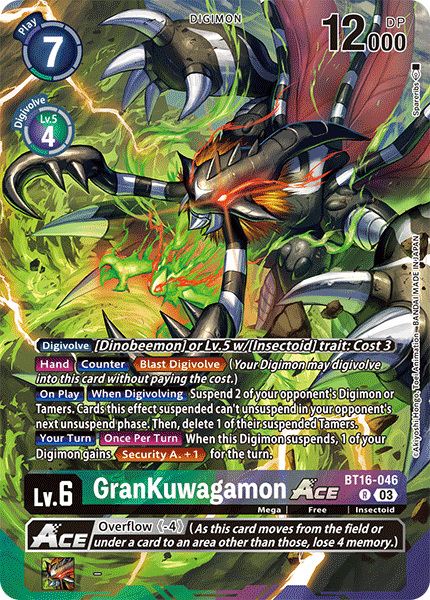 BT16-046GranKuwagamon ACE