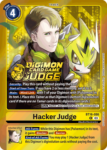 BT16-086Hacker Judge