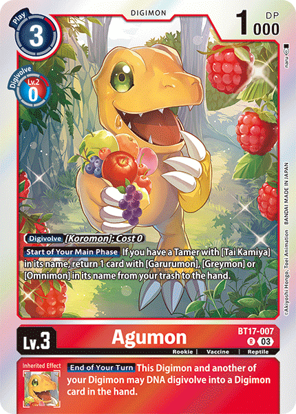 BT17-007Agumon