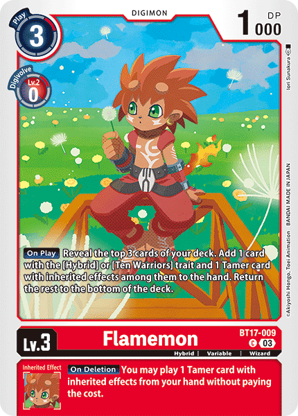 BT17-009Flamemon