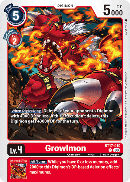 BT17-010Growlmon