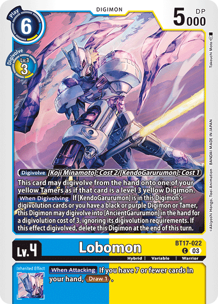 BT17-022Lobomon