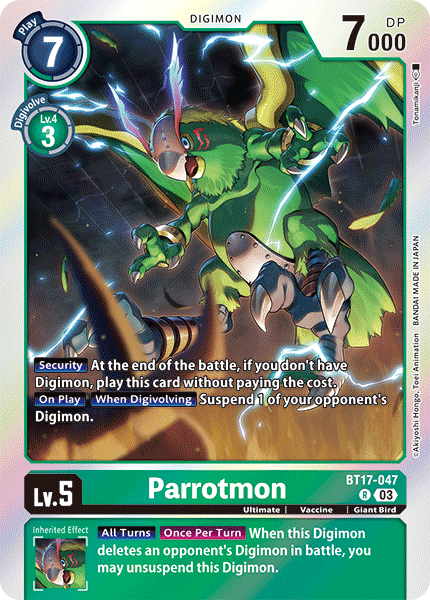 BT17-047Parrotmon