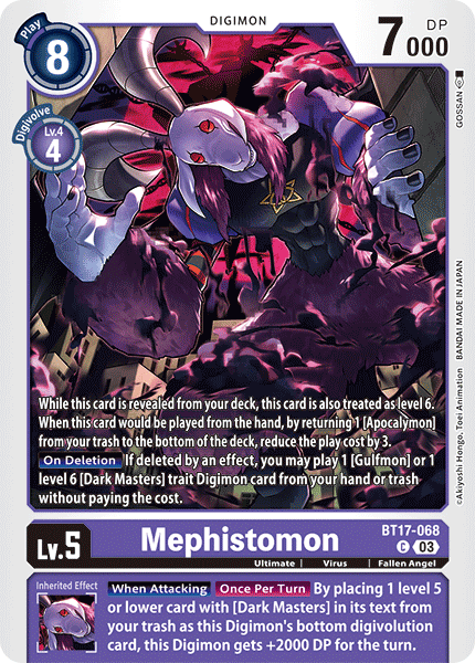 BT17-068Mephistomon