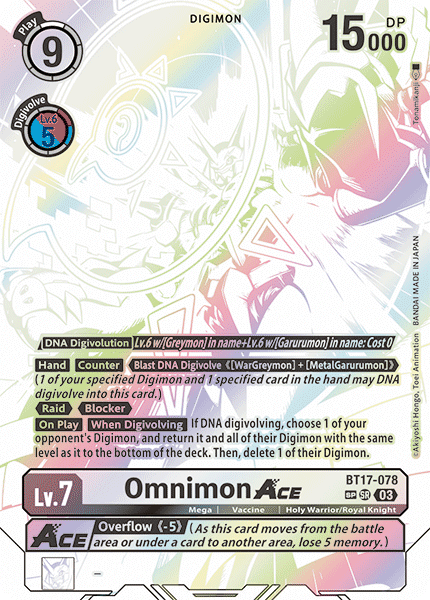 BT17-078Omnimon ACE