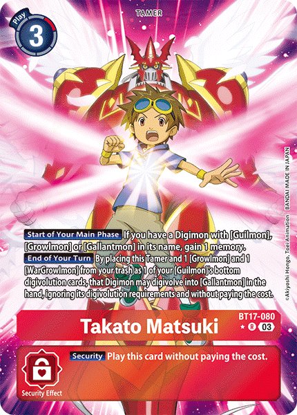 BT17-080Takato Matsuki