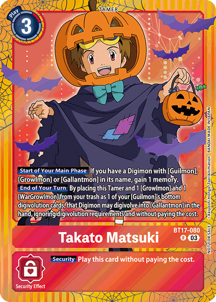 BT17-080Takato Matsuki