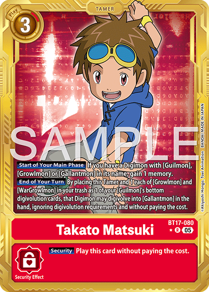 BT17-080Takato Matsuki
