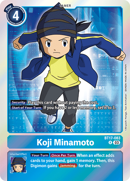 BT17-083Koji Minamoto