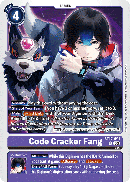 BT17-091Code Cracker Fang