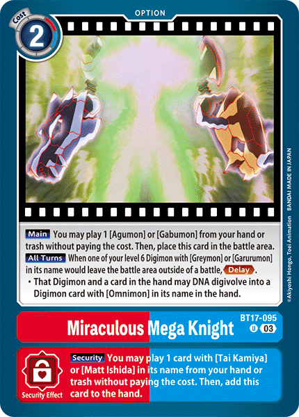 BT17-095Miraculous Mega Knight