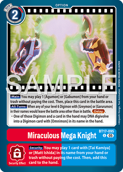 BT17-095Miraculous Mega Knight