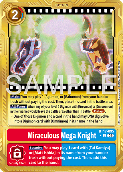 BT17-095Miraculous Mega Knight