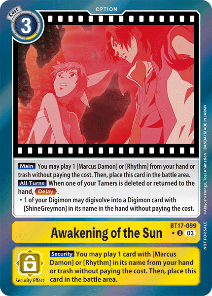 BT17-099Awakening of the Sun