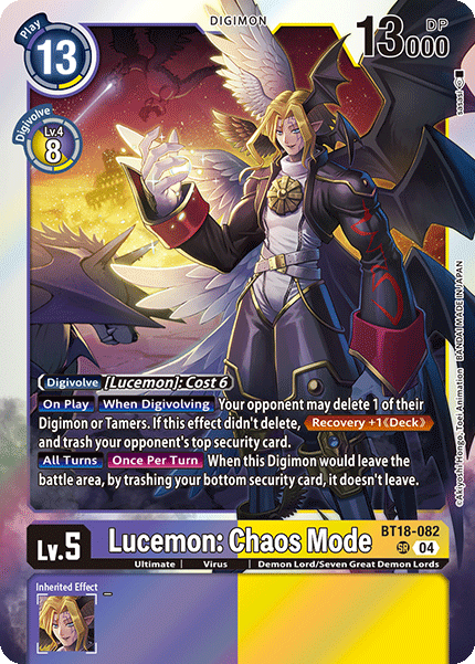 BT18-082Lucemon: Chaos Mode