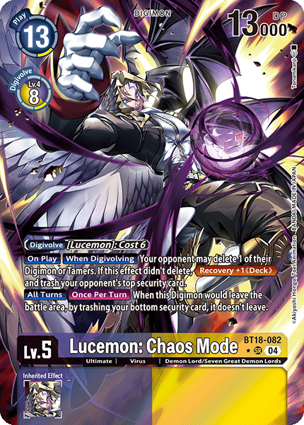 BT18-082Lucemon: Chaos Mode