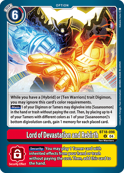 BT18-096Lord of Devastation and Rebirth