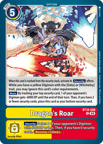 BT18-098Dragon's Roar