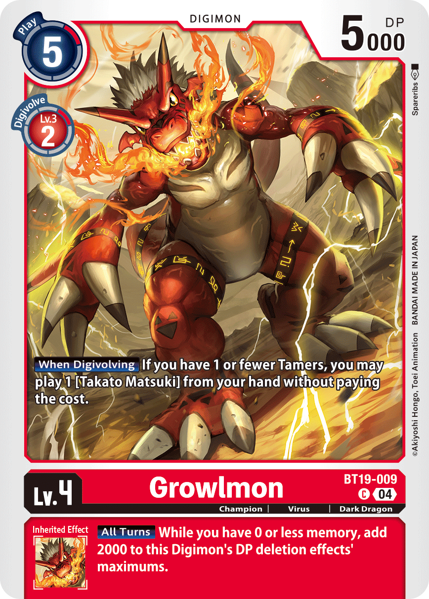 BT19-009Growlmon