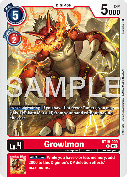 BT19-009Growlmon