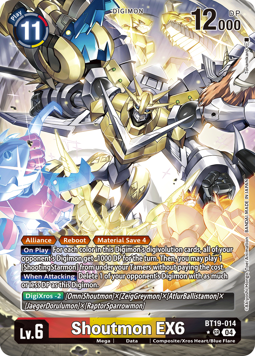 BT19-014Shoutmon EX6