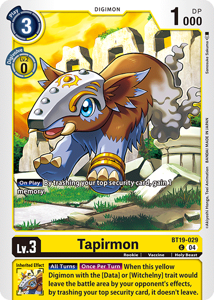 BT19-029Tapirmon