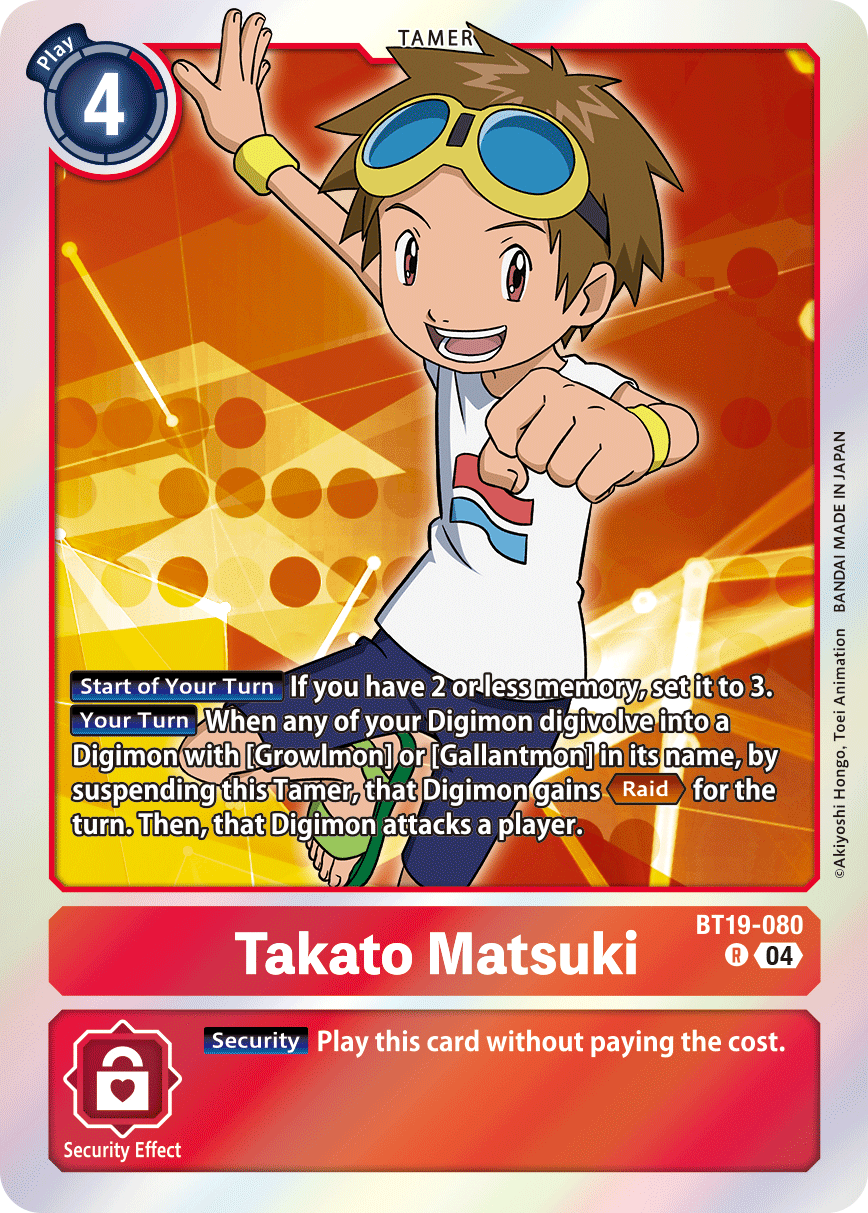 BT19-080Takato Matsuki