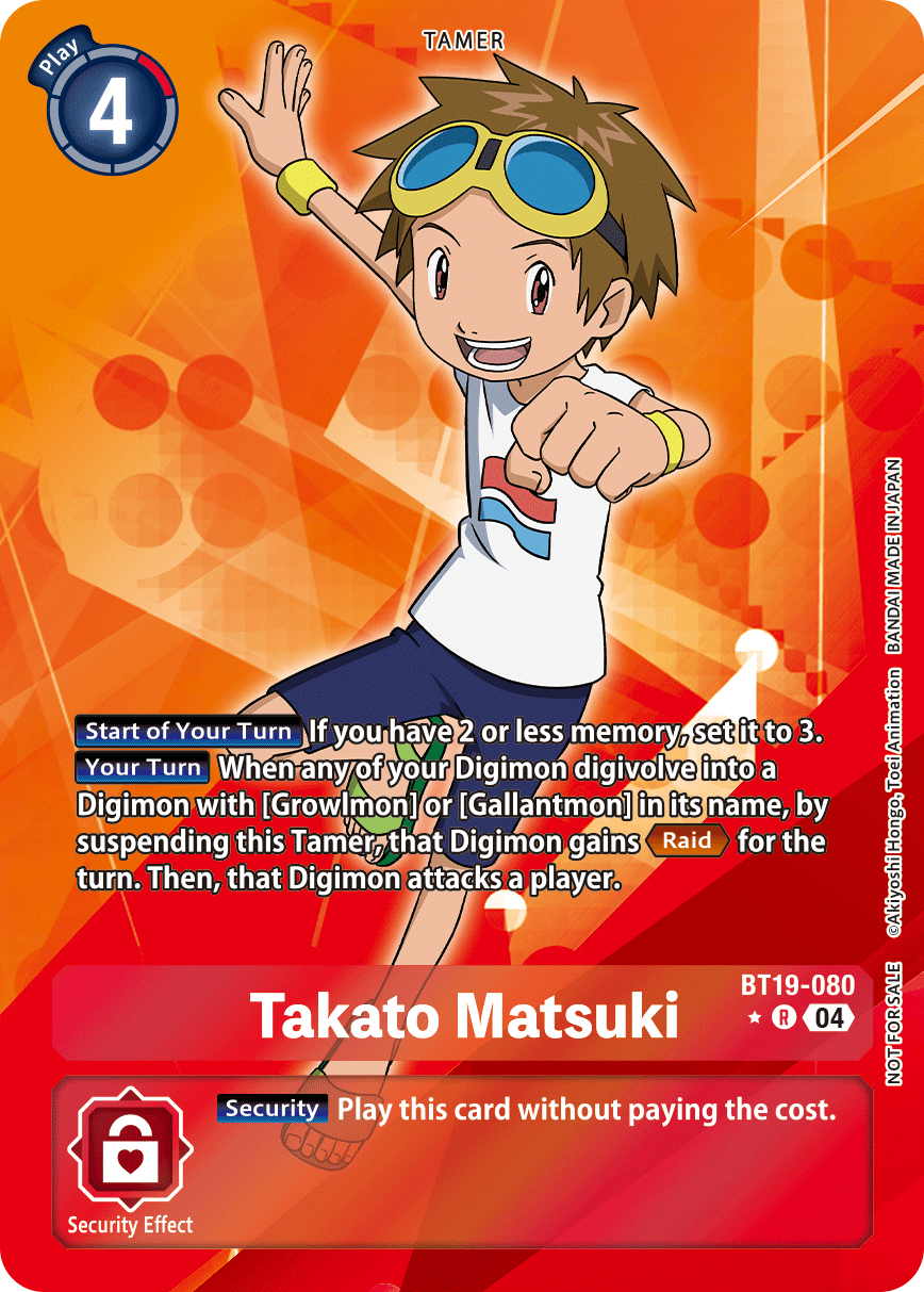 BT19-080Takato Matsuki