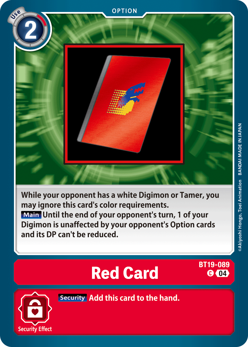 BT19-089Red Card