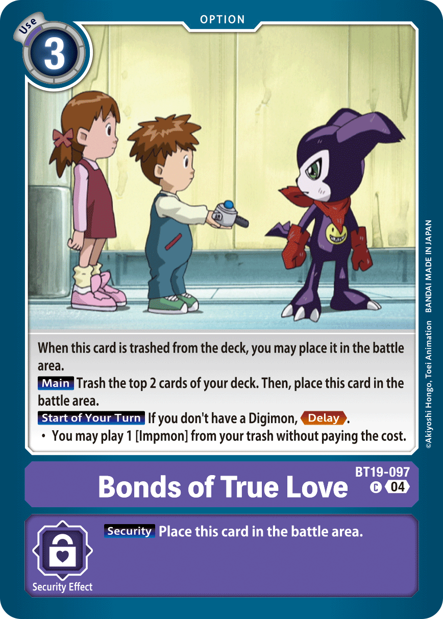 BT19-097Bonds of True Love