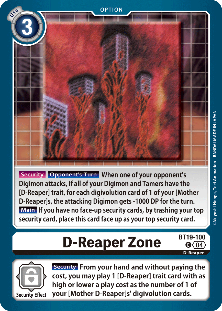 BT19-100D-Reaper Zone