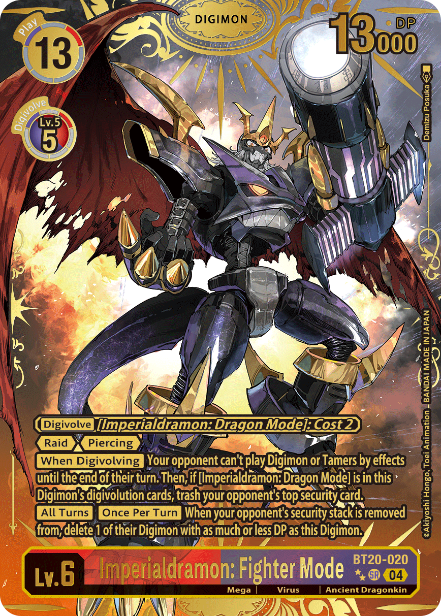 BT20-020Imperialdramon: Fighter Mode