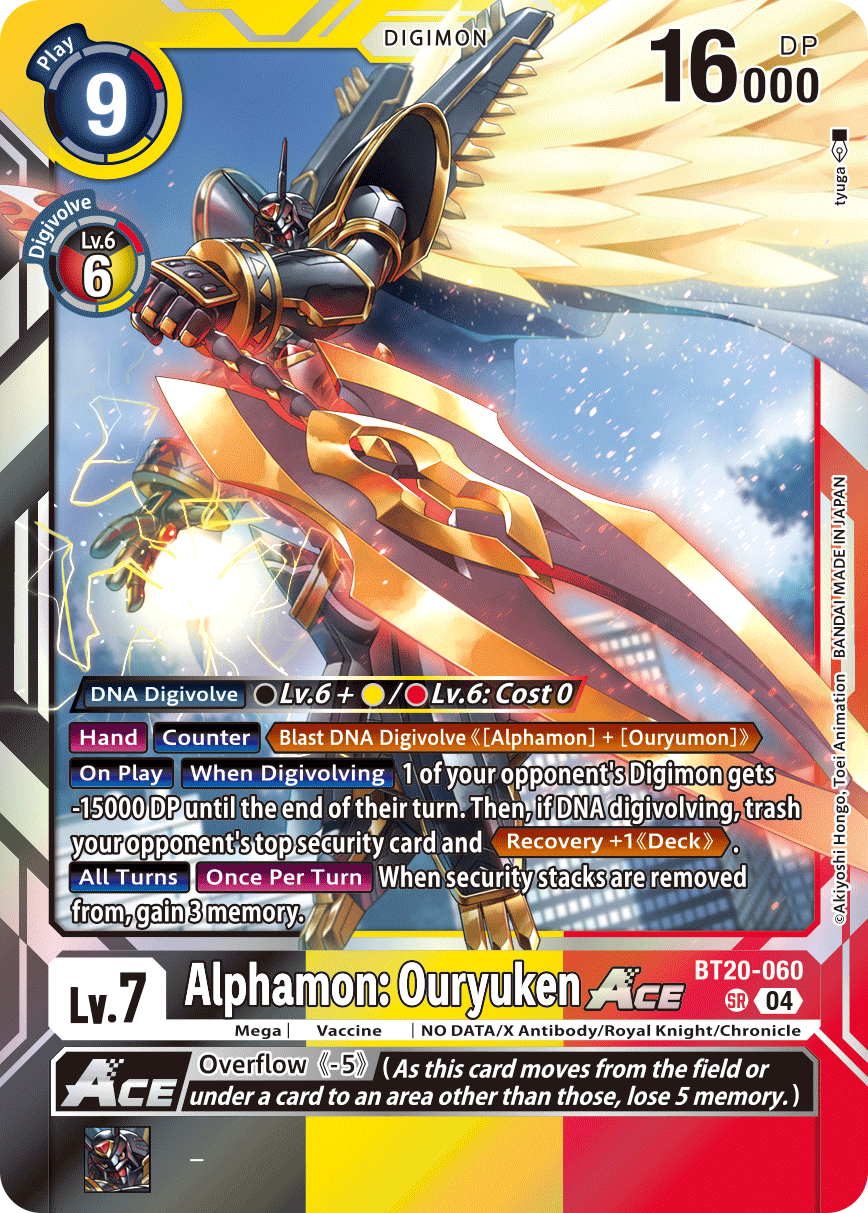 BT20-060Alphamon: Ouryuken ACE