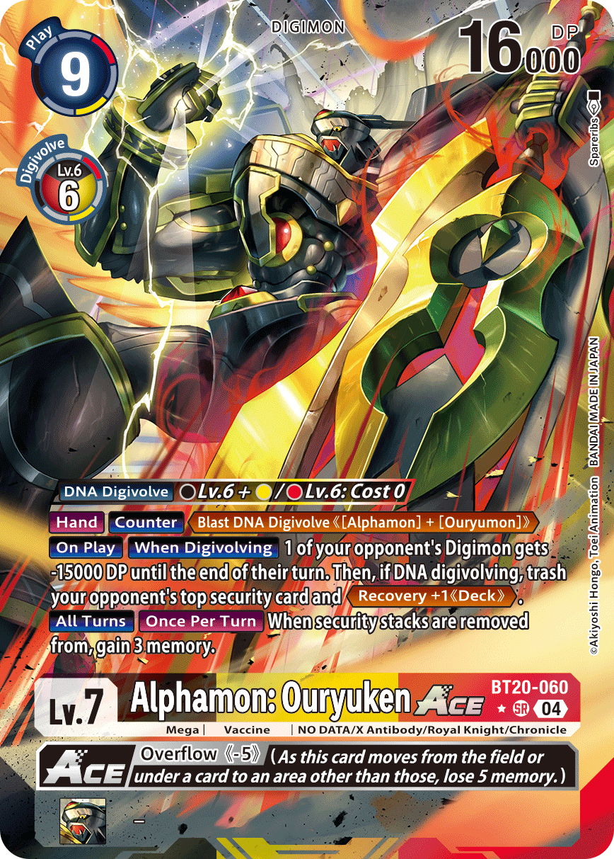 BT20-060Alphamon: Ouryuken ACE