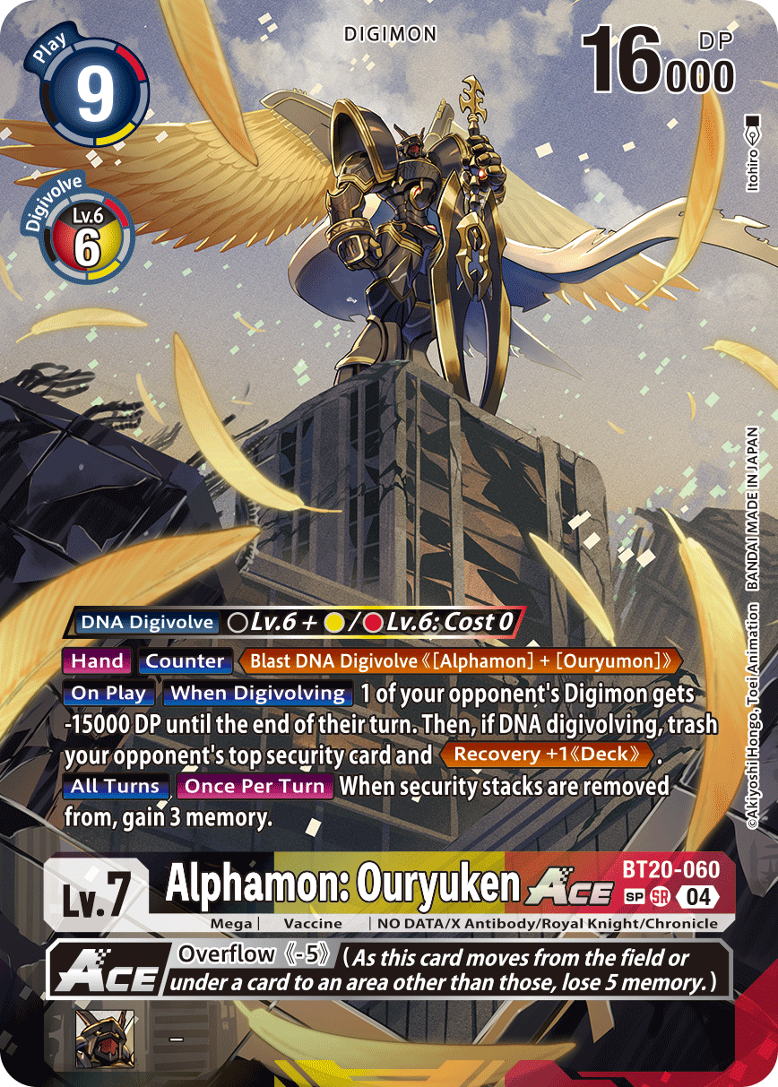 BT20-060Alphamon: Ouryuken ACE